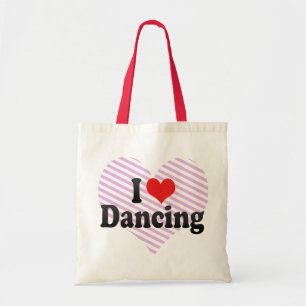 I Love Dancing Tote Bag