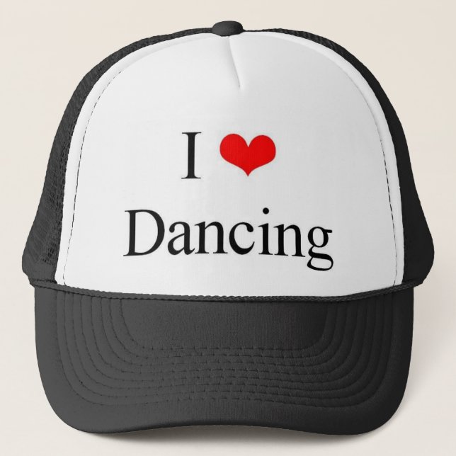 I Love Dancing Trucker Hat (Front)
