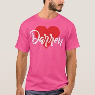 I Love Darren First Name Tshirt I Heart Named 