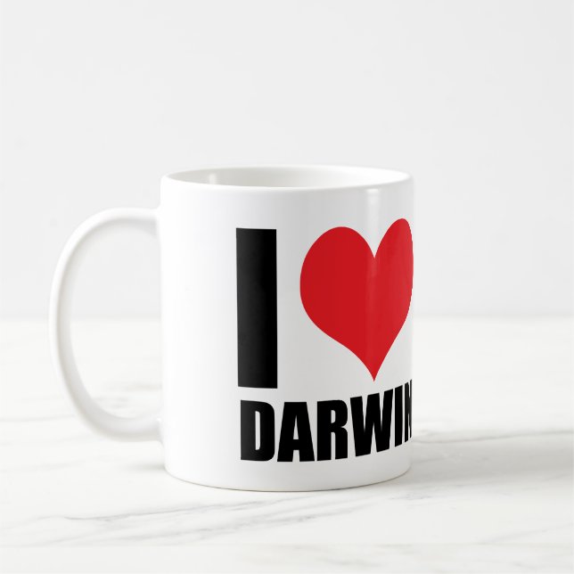 I love Darwin Coffee Mug (Left)