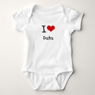 I Love Data Baby Bodysuit