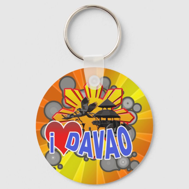 I Love Davao Key Ring (Front)