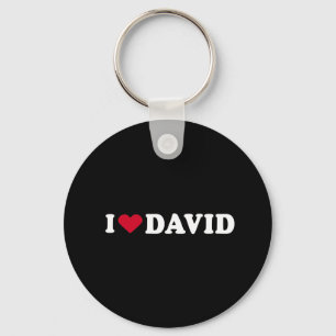 I LOVE DAVID KEY RING