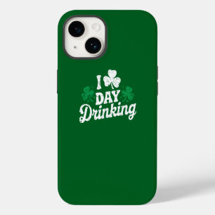 I Love Day Drinking Funny St Patrick's Day Irish iPhone 14 Case