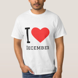 I love December T-Shirt