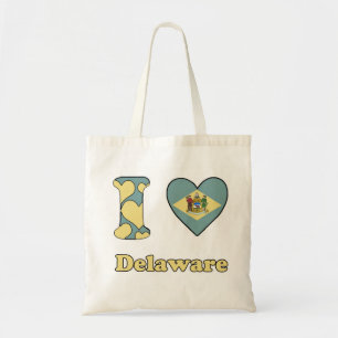 I love Delaware Tote Bag