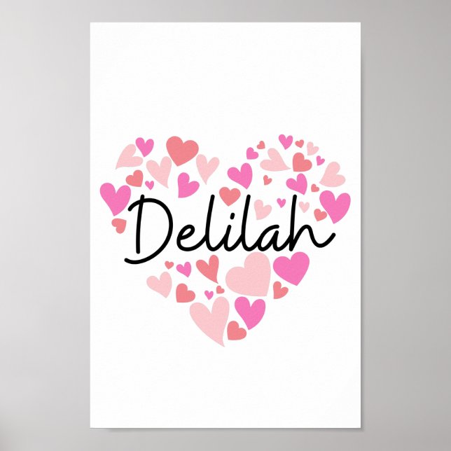 I love Delilah Poster (Front)