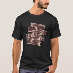 I Love Devils Lake State Park Wisconsin WI Hiking T-Shirt