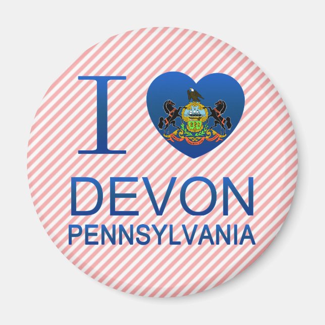 I Love Devon, PA Magnet (Front)