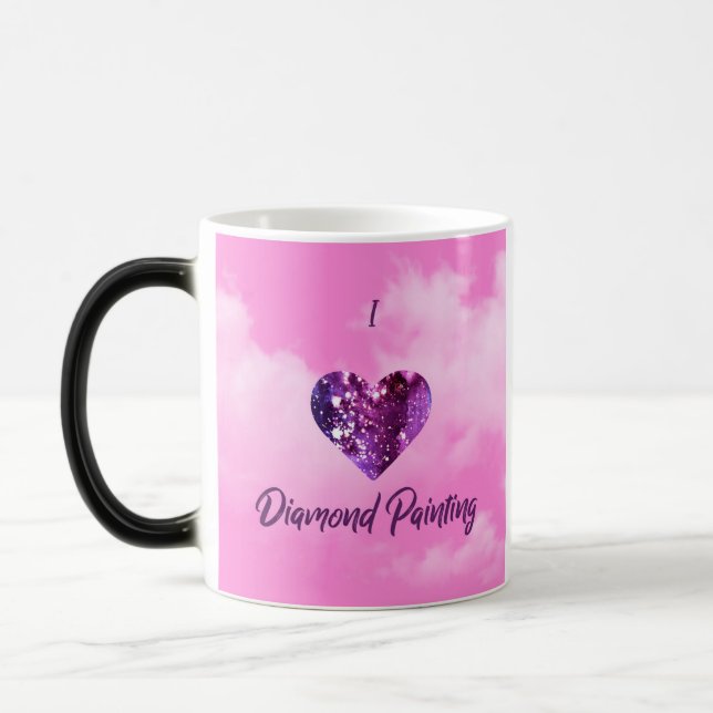 I Love Diamond Painting Magic Mug (Left)