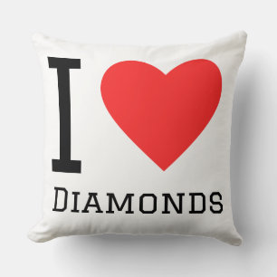 I love diamonds cushion