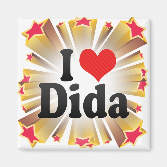I Love Dida Magnet (Front)