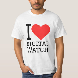I love digital watch T-Shirt
