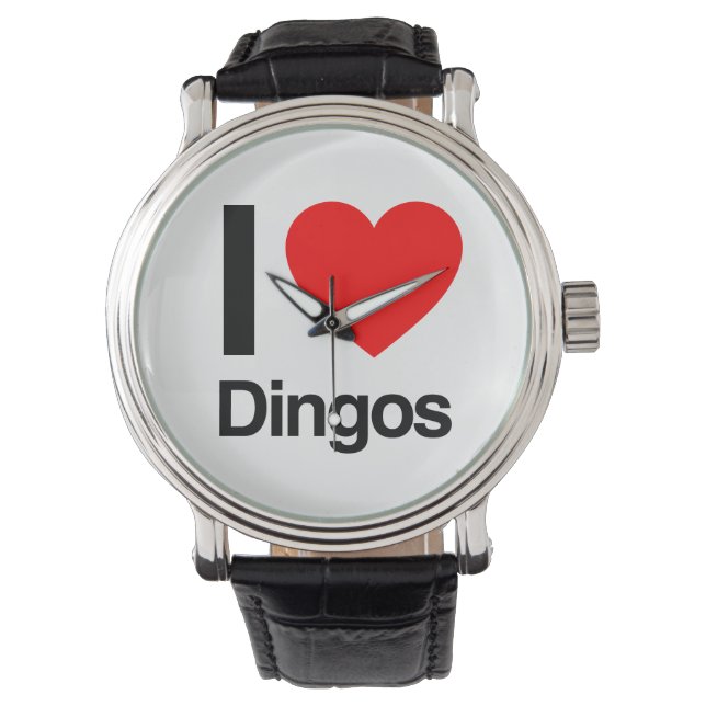 i love dingos watch (Front)