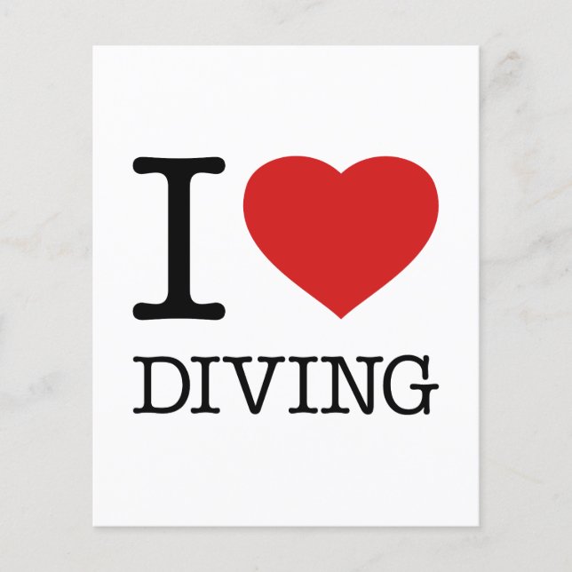I LOVE DIVING FLYER (Front)