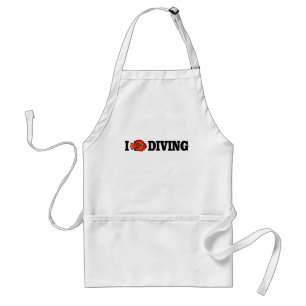 I Love Diving Standard Apron