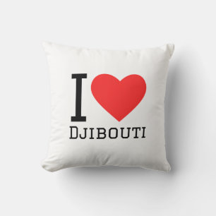 I love Djibouti Cushion
