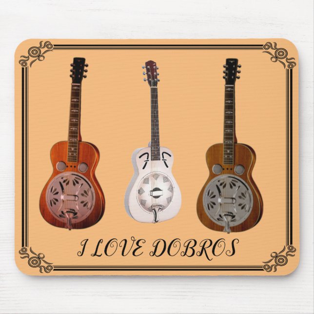 I LOVE DOBROS MOUSE PAD (Front)