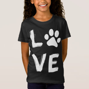 I Love Dog Paw Dog Print Dog Lover Dog Owner Dog N T-Shirt