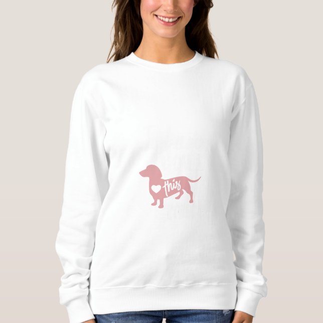 i love dog so much design  sweatshirt (Front)