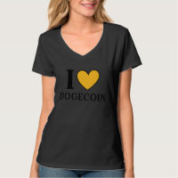 I Love Dogecoin Crypto Cryptocurrency Blockchain