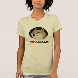 I Love Dogecoin Tee