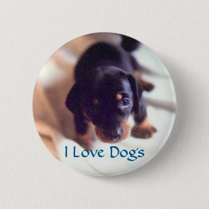 I Love Dogs button