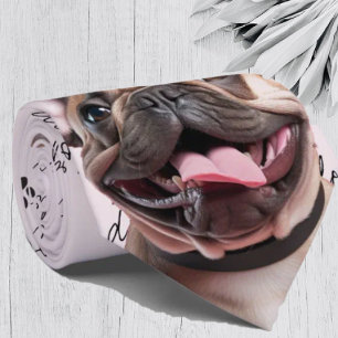 I Love Dogs French Bulldog Neck Tie