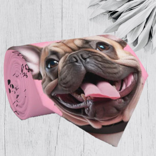 I Love Dogs French Bulldog Neck Tie