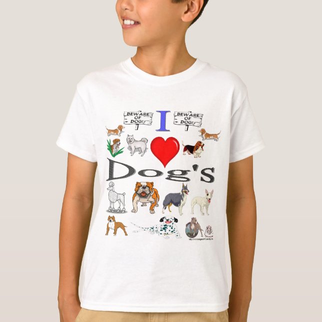 i love Dog's T-Shirt (Front)