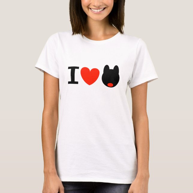 "I LOVE DOGS" T-Shirt (Front)