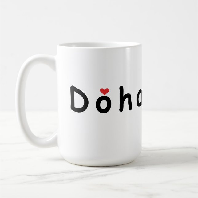 I love Doha Coffee Mug (Left)