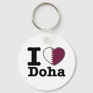 I love Doha Key Ring