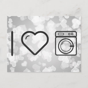 I Love Doing Laundry Postcard