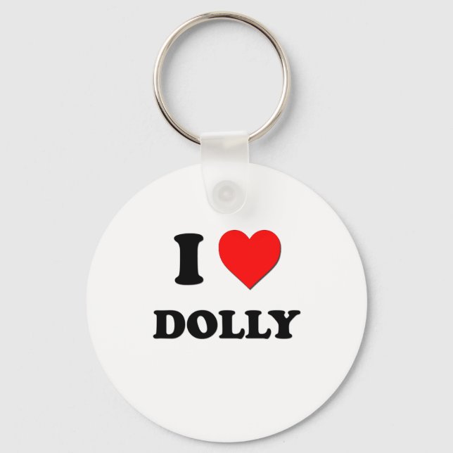 I Love Dolly Key Ring (Front)