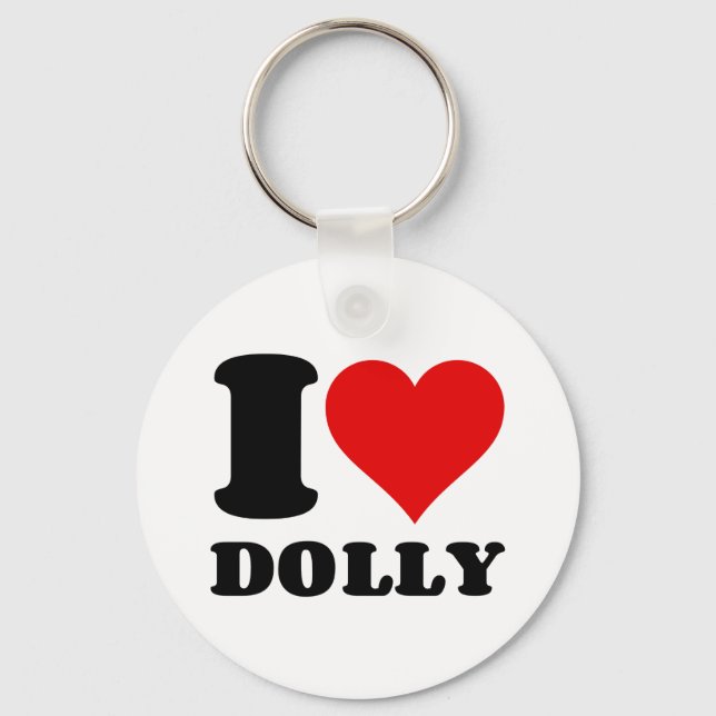 I LOVE DOLLY KEY RING (Front)