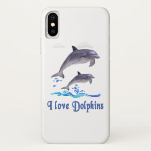 I love Dolphins Case-Mate iPhone Case