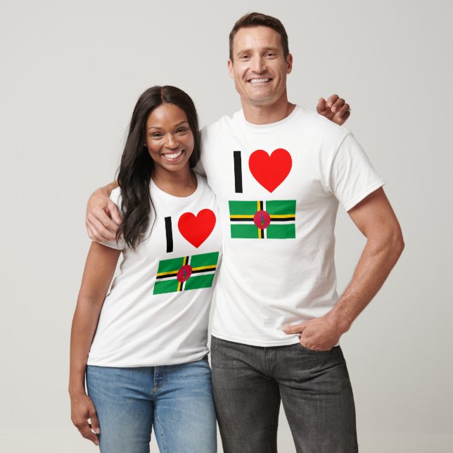 i love dominica T-Shirt (Unisex)