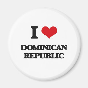 I Love Dominican Republic Magnet