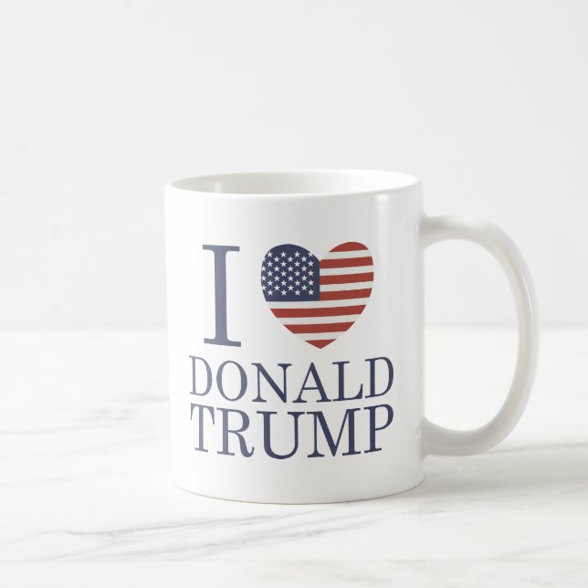 I Love Donald Trump Coffee Mug (Right)