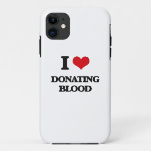 I love Donating Blood Case-Mate iPhone Case