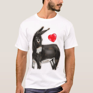 I Love Donkeys Demure Donkey T-Shirt