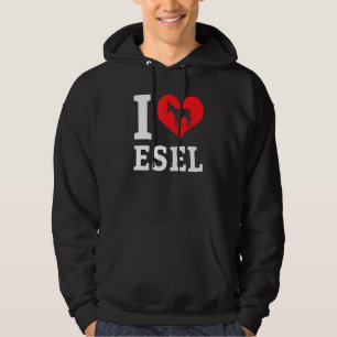 I Love Donkeys Mule Farm Animal Farmer Zoo Pet Hor Hoodie