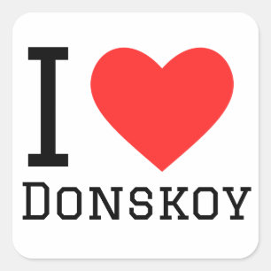 I love donskoy square sticker