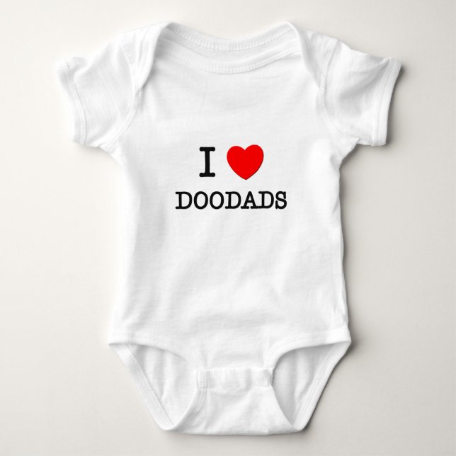 I Love Doodads Baby Bodysuit (Front)