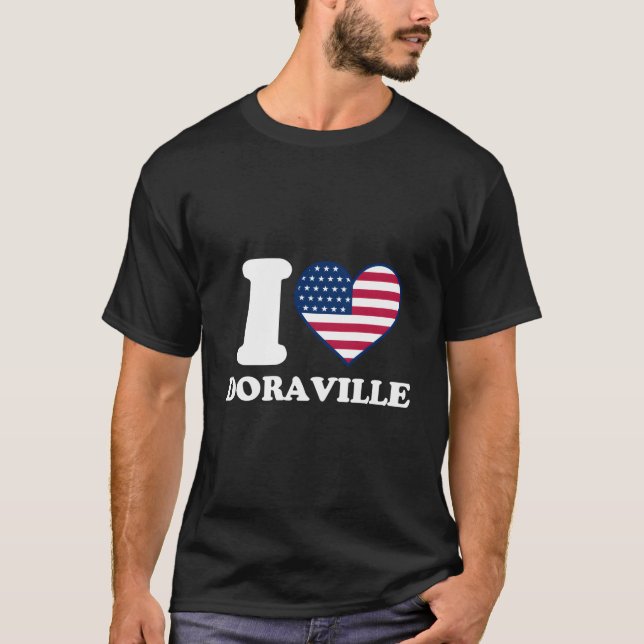 I Love Doraville I He Doraville T-Shirt (Front)