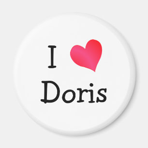 I Love Doris Magnet
