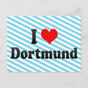 I Love Dortmund, Germany Postcard