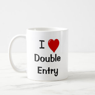 I Love Double Entry Funny Accountant Mug