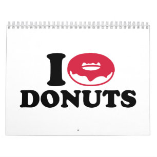 I love doughnuts calendar